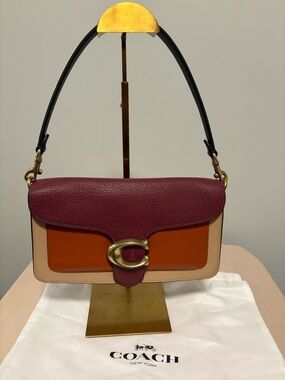 Coach Tabby 26 Shoulder Bag Colourblock Vintage Multi Mauve